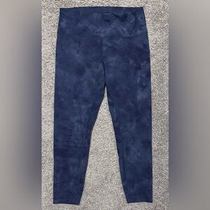 Lululemon Wunder Trains Diamond Die blue sz 12